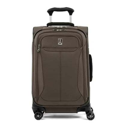 Travelpro Tourlite Softside 21" Expandable Luggage with 4 Spinner Wheels, Lightweight Suitcase, Carry-On, Espresso Brown - color: Espresso, size: Carry-On 21-Inch