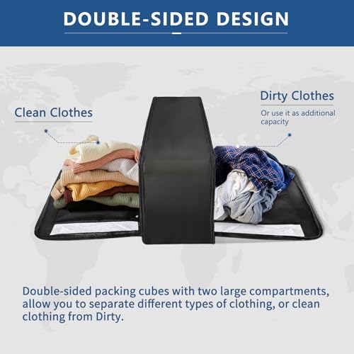Compression Packing Cubes for Travel Essentials