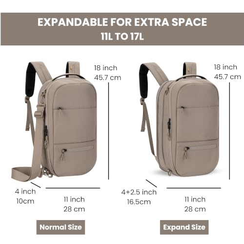 Sherpani Camden Pro Convertible Laptop Backpack (Dune) - color: Dune