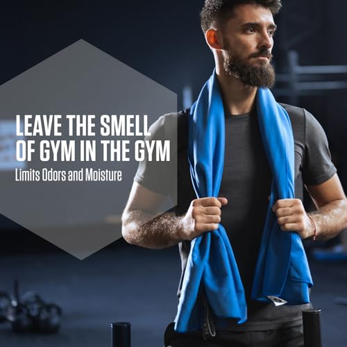 VENTURE 4TH Quick Dry Microfiber Towel for Camping & Gym - Blue Extra Large - color: Blue, size: 72.00" x 31.50"