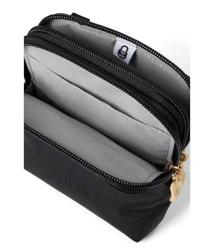 Baggallini The New Classic Collection Take Two RFID Bryant Crossbody - color: Black With Gold Hardware