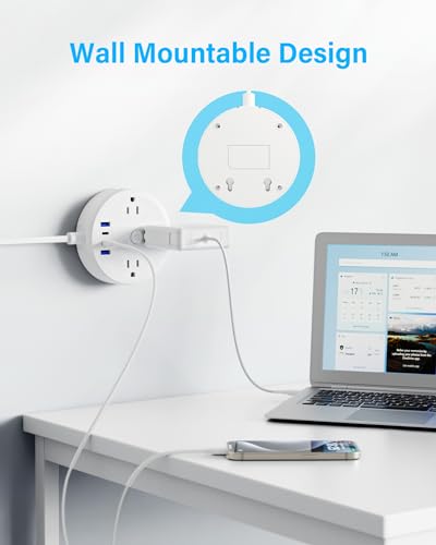 PD20W 2 Prong Power Strip, Yozisital 2 Prong to 3 Prong Outlet Adapter - size: 10 FT, style: 2 Prong - 20W