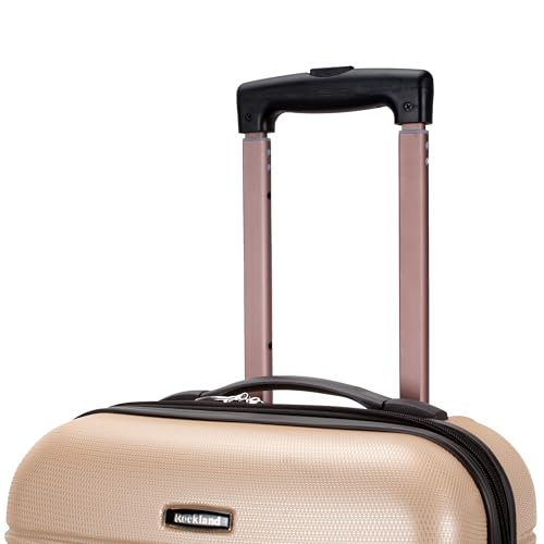Rockland Melbourne Hardside Expandable Spinner Wheel Luggage, Carry-On 20", Champagne - color: Champagne, size: Carry-On 20"