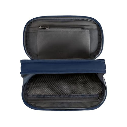 Travelon 2-in-1 Jewelry & Tech Organizer - color: Navy