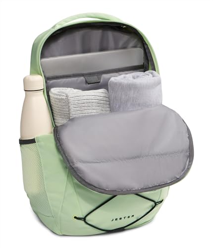 The North Face Women's Jester Everyday Backpack, Calcified Lime/Blk, OSFA - color: Calcified Lime/Tnf Black