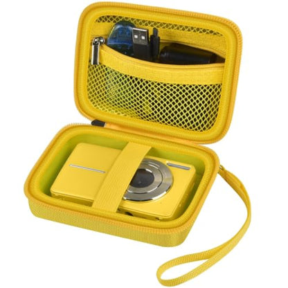 ALKOO Digital Camera Case for CAMKORY, Camera Pouch for KODAK Pixpro -Yellow - color: Yellow