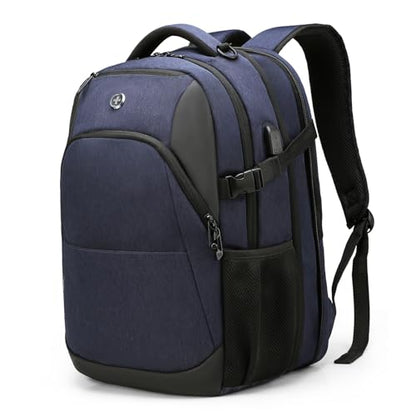 Swissdigital Design Backpack for Men & Women Fit 17-Inch Computer SD1671-12 - color: Blue-l, size: 17 Inches