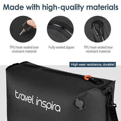 Vacuum Packing Cube 22L Carry-On for Suitcase with Wireless Pump - size: 1 Bag, 1 Pump