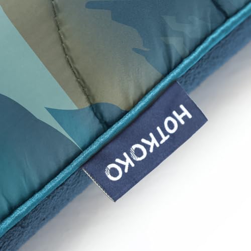 Camping Pillow Compressible Travel Pillow Lightweight Camp Pillow - color: Snowy Mountain, size: Large(15.7''X19.6'')