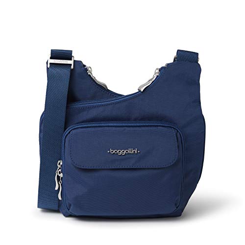 Baggallini Women Criss Cross Crossbody Bag - color: Pacific