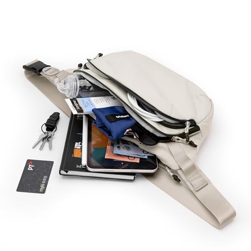 orbitkey Urban Sling Plus Crossbody Bag - Stone - color: Stone, size: Urban Sling Plus