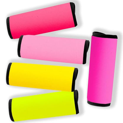 Neoprene Luggage Handle Wraps for Traveling Bright Color Luggage Identifiers|Handle Wraps|Handle Covers - color: Mixed 03