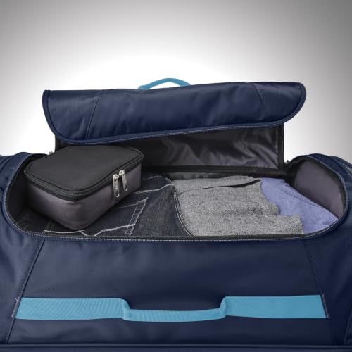 Samsonite Andante 2 Backpack plus Wheeled Duffel Bag – 28-Inch – Travel-Friendly and Lightweight - Navy/Adriatic Sea - color: Navy /Adriatic Sea