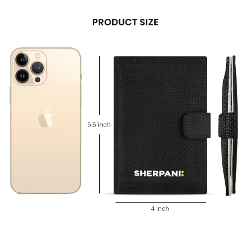 Sherpani Vienna, RFID Passport Wallet for Women (Carbon) - color: Carbon