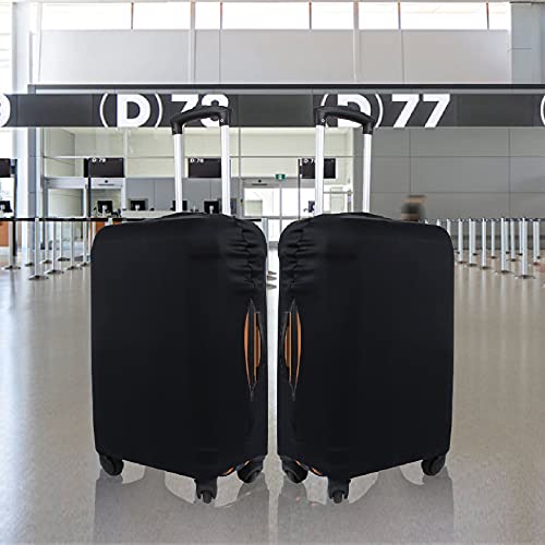 Explore Land Travel Luggage Cover Fits 31-32 inch Case (Black, XL) - color: Black, size: XL