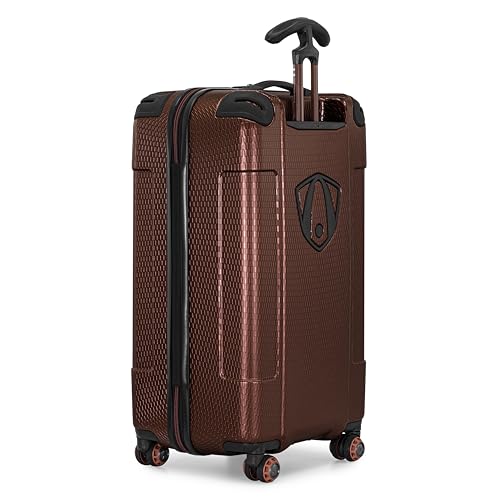 Traveler's Choice Maxporter II Polycarbonate Hardside Trunk with Spinner Wheels, Red, 28-Inch Medium Trunk - color: Red, size: 28-inch Medium Trunk