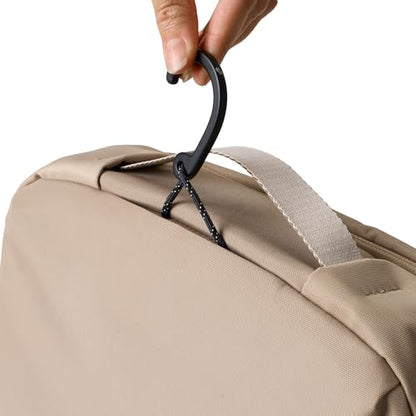 Bellroy Hanging Toiletry Kit Plus 8L, Travel Toiletry Bag - Stone - color: Stone