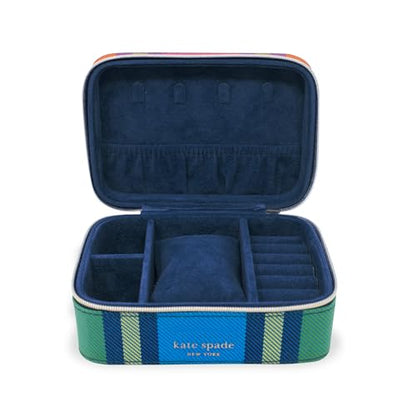 kate spade new york Travel Jewelry Case, Grand Plaid Duo