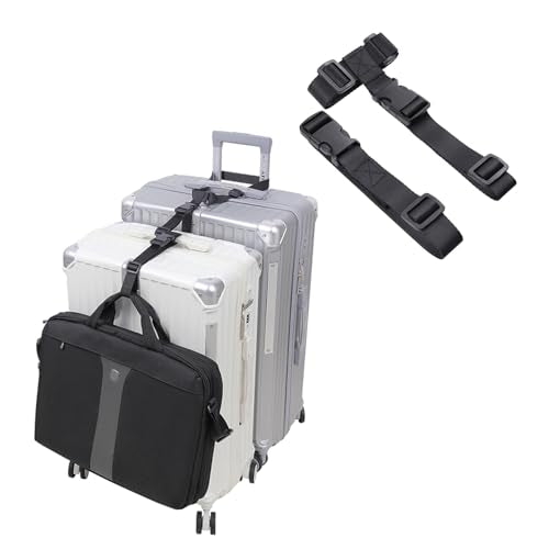 Vigorport Luggage Connector Straps for Suitcase, Add A Bag Suitcase Belt - size: 1''W - Medium