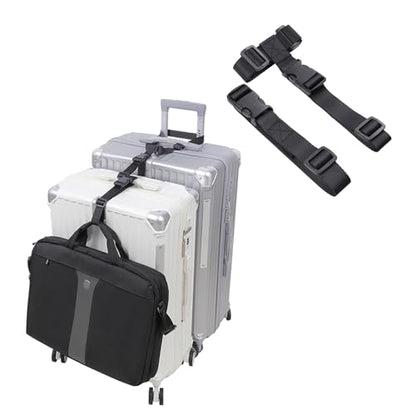 Vigorport Luggage Connector Straps for Suitcase, Add A Bag Suitcase Belt - size: 1''W - Medium