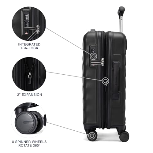 Travelpro Maxlite Air V2 Hardside Expandable Carry-On, Black, 19-Inch - color: Black