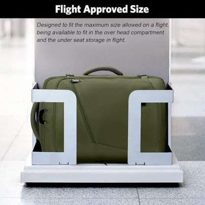 MATEIN Expandable Air Travel Backpack, Light Weight Carry on Backpack - color: Olive Green, size: X-Large