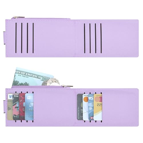 Chelmon Women's RFID Slim Card Holder Wallet - color: Light Purple