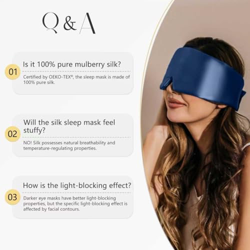 ZIMASILK 22 Momme 100% Mulberry Silk Sleep Mask - Full Silk Filled - color: Taupe