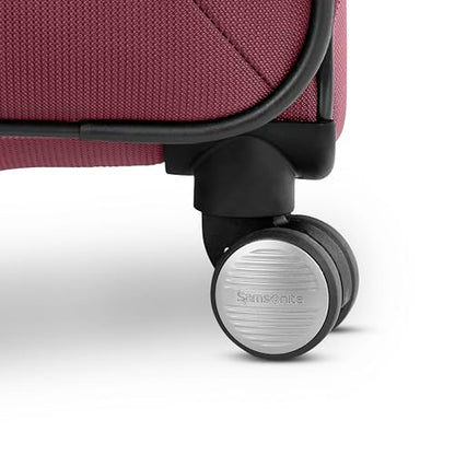 Samsonite Ascella 3.0 Softside Expandable Luggage with Spinner Wheels, 3-Piece Set (20/25/28), Mauve Haze - color: Mauve Haze, size: 3-Piece Set (Carry on/Medium/Large)