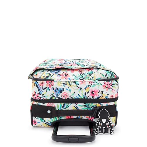 Kipling Women's Spontaneous Small Prt Softside Spinner Wheel Luggage, Integrated TSA Accepted Lock - color: Cocktail Floral, size: Small