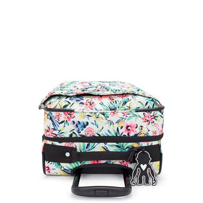 Kipling Women's Spontaneous Small Prt Softside Spinner Wheel Luggage, Integrated TSA Accepted Lock - color: Cocktail Floral, size: Small