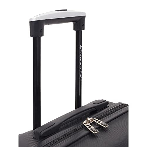 Travelers Club 22" Richmond Spinner Carry-On Luggage, Black - color: Black