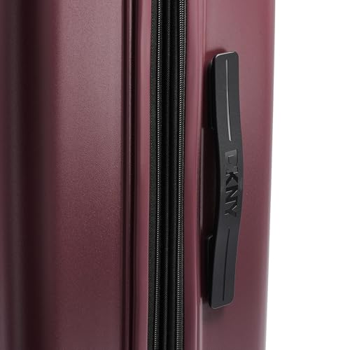 DKNY On the Go 25" Hardshell Lightweight Expandable Checked Luggage with Spinner Wheels,Burgundy - color: Burgundy, size: 25" Checked Luggage