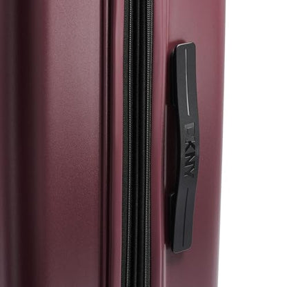 DKNY On the Go 25" Hardshell Lightweight Expandable Checked Luggage with Spinner Wheels,Burgundy - color: Burgundy, size: 25" Checked Luggage