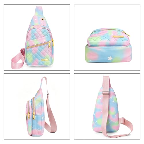 Aisijimo Small Sling Bag For Women Men Casual Crossbody Sling Backpack - color: 8003s-bgreen