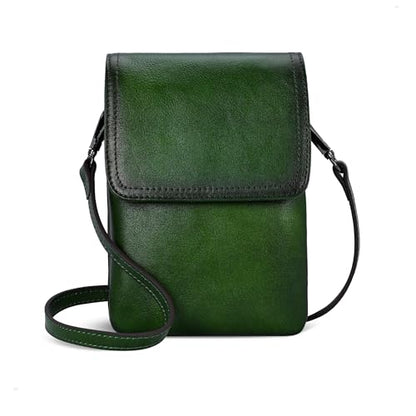 Iswee Rfid Blocking Small Crossbody Bag for Women Travel Classic Style - color: Green