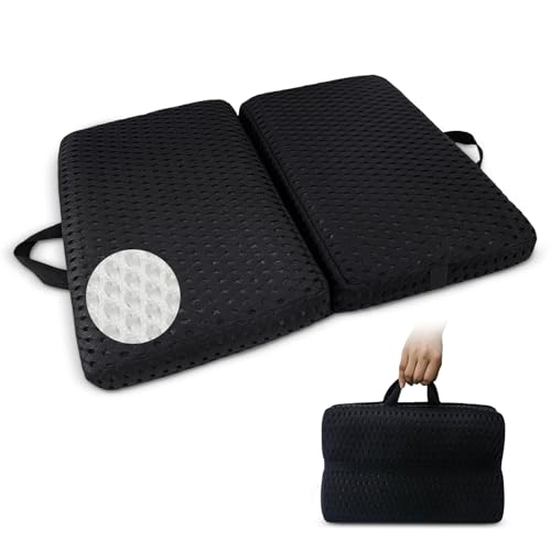 Portable Foldable Seat Cushion Soft Thick for Stadium Travel Camping Office - size: L--18" x 13.8" x 2"