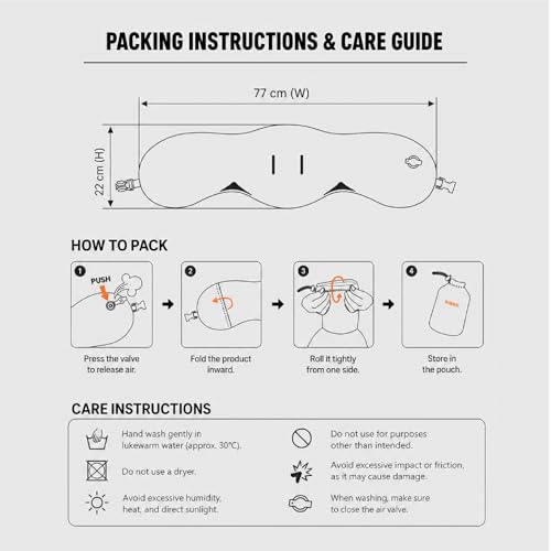 KEEK PillowO Travel Neck Pillow – Ultra-Light 82g, Packs Smaller Than a Passport, Perfect for Flights, Commuting & Camping - color: Charcol, Grey