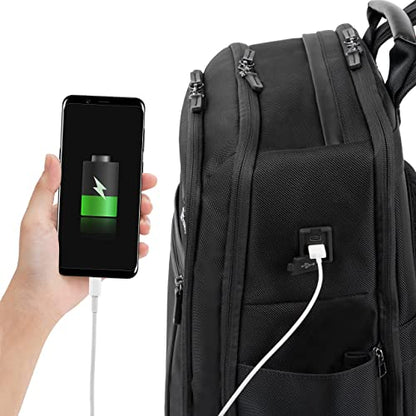 Travelpro Crew Executive Choice 3 Large Travel Laptop Backpack, Black - color: Jet Black