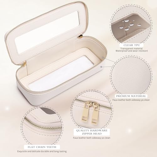 Pinkmik Makeup Brush Case, Beige, SLIM - color: B/Beige, size: SLIM