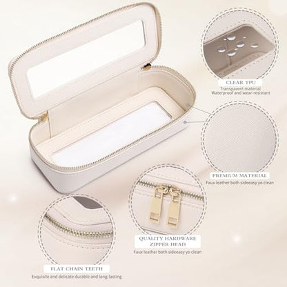 Pinkmik Makeup Brush Case, Beige, SLIM - color: B/Beige, size: SLIM