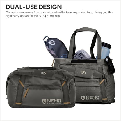 NEMO Equipment Double Haul Duffel & Tote Bag - Chimera - 30L - color: Chimera, size: 30L