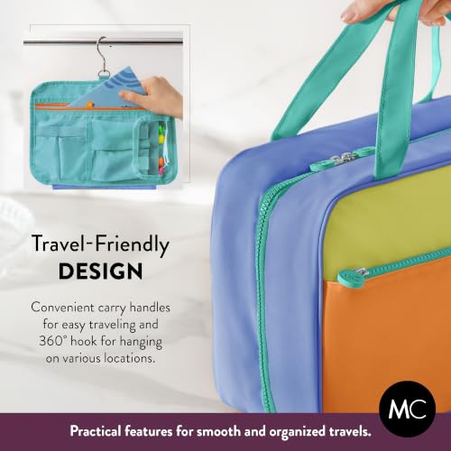Kids Travel Organizer, Boys Bag With Hook, Toiletry and Makeup Bag, Large - color: CB Blue, size: Large