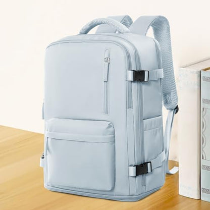coowoz Carry On Backpack Women Men Travel Backpack Airline Approved Laptop Backpack Sport Rucksack - color: A-blue
