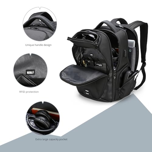 Swissdigital Design Backpack for Men with Apple Find My SD16959508F-01 - color: Black-finder