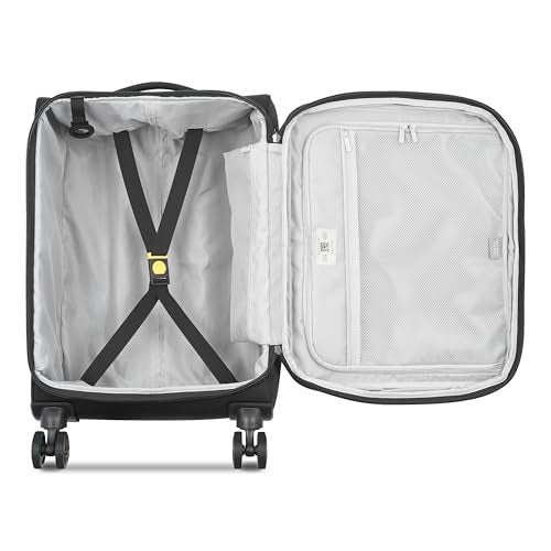 DELSEY PARIS Cruise 3.0, 20 Inch Carry-On Softside Luggage, Black - color: Black, size: Carry On 20 Inch