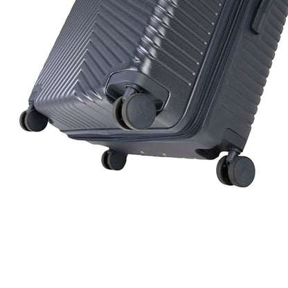 Jessica Simpson Abilene 28" Expandable 8-Wheel Spinner Large Checked Luggage Suitcase, Blue Nights - color: Blue Nights, size: Large Checked