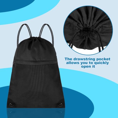 TILYMOL Drawstring Backpack for Sports - Small Gym Bag for Men & Women 2Pcs - color: 2 Pack-black Gray
