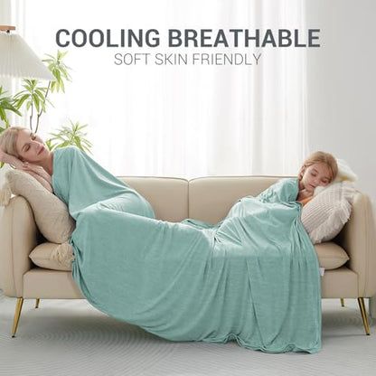 Marchpower Arc-Chill Cooling Blanket for Hot Sleepers Throw Size Green - color: Green, size: Throw 51" X 67"
