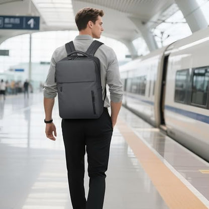 20L Backpack for 15.6 Inch Laptop for Men and Women Charcoal Gray - color: Charcoal Gray